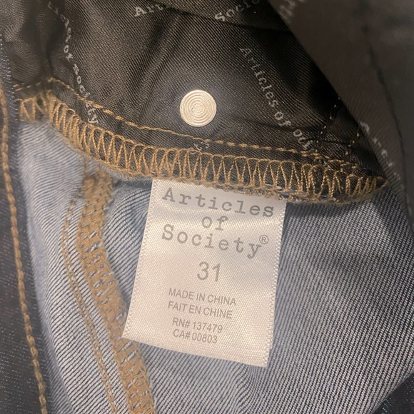 NWT Articles Of Society High Rise Skinny - Carson City Blue, Size 31 - Picture 8 of 8